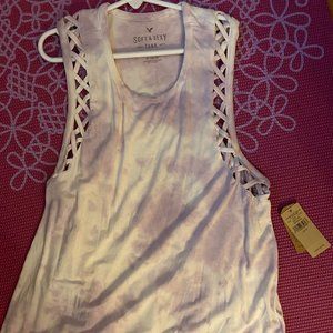 Tye Dye American Eagle Tank